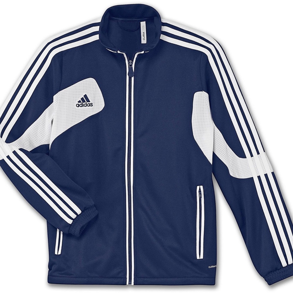 Adidas Condivo 12 Climacool Zip Up Navy and White Jacket in Men’s Sz M Like New